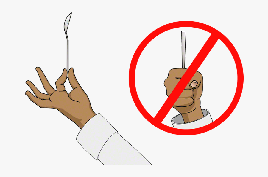 Hold Flatware By Handle, Transparent Clipart