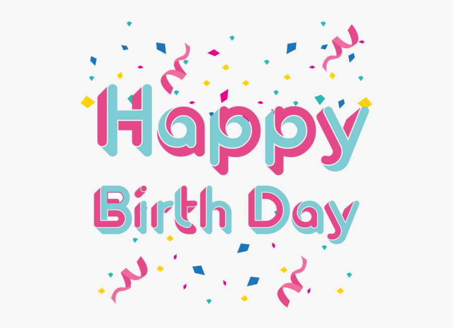 Happy Anniversary Lettering - Feliz Cumpleaños Letras Png, Transparent Clipart