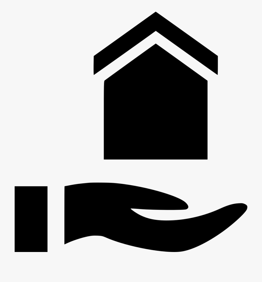 House Hands Holding Real Estate Home Comments - Hand Holding House Free Icon, Transparent Clipart