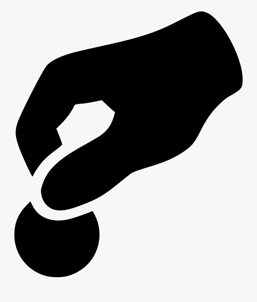 Hand Holding - Hand Holding A Coin Clipart, Transparent Clipart
