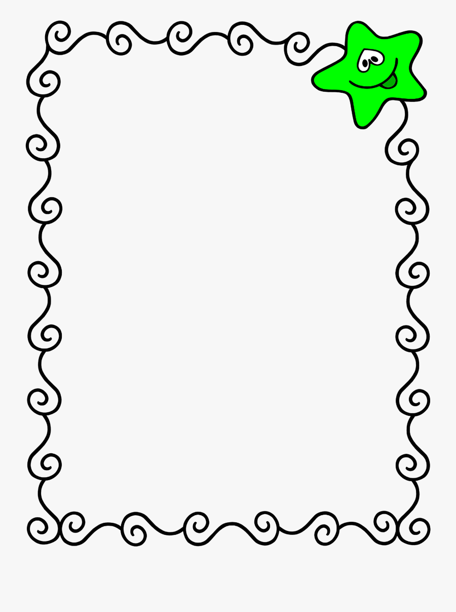 Borders And Frames For Kids Clipart - Border Design For Scrapbook, Transparent Clipart