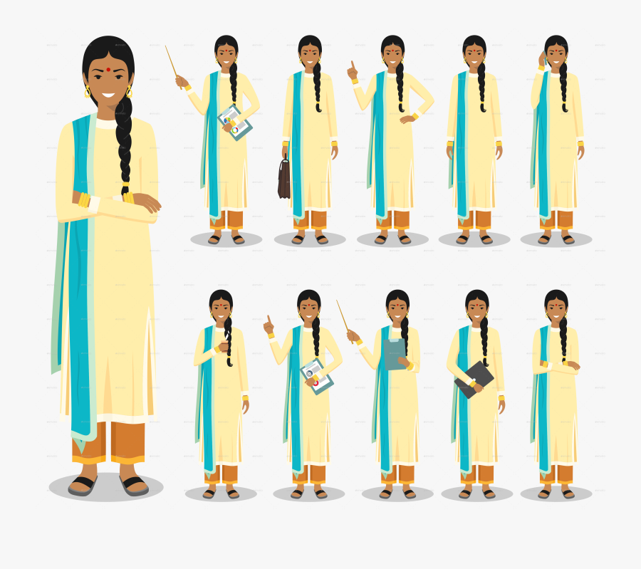 Business Poses Woman 17 Jpeg Png/business Poses Woman - Indians Teachers Uniform, Transparent Clipart