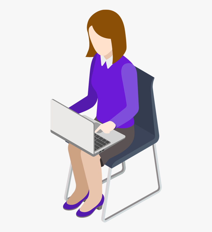 Clip Art Portfolio Categories - Sitting, Transparent Clipart