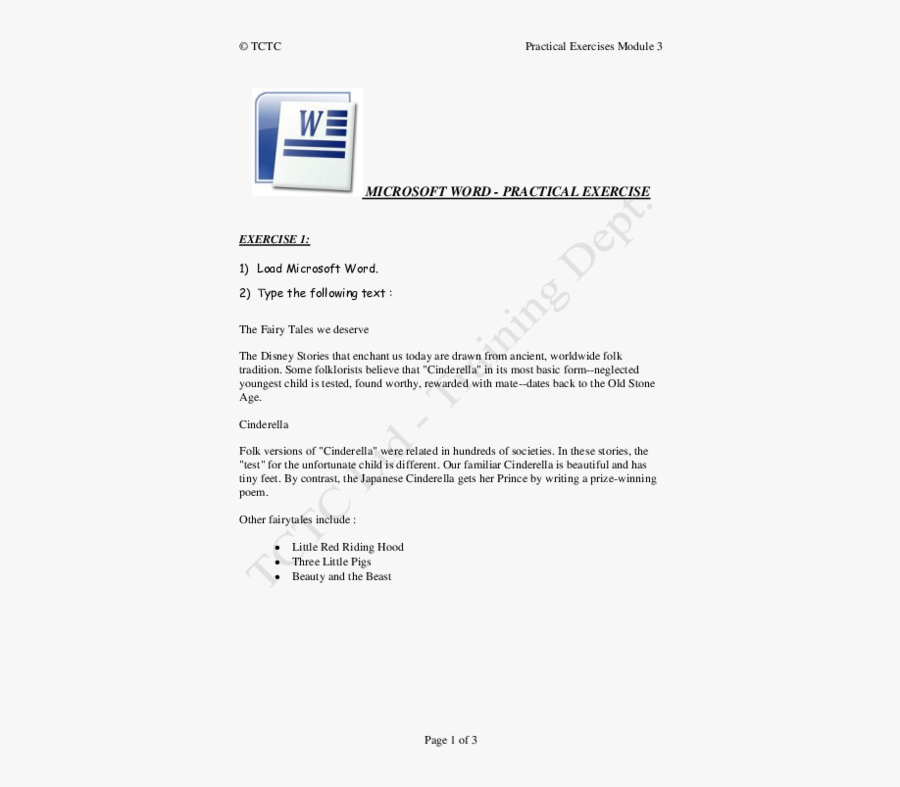 Practical Test For Ms Word, Transparent Clipart