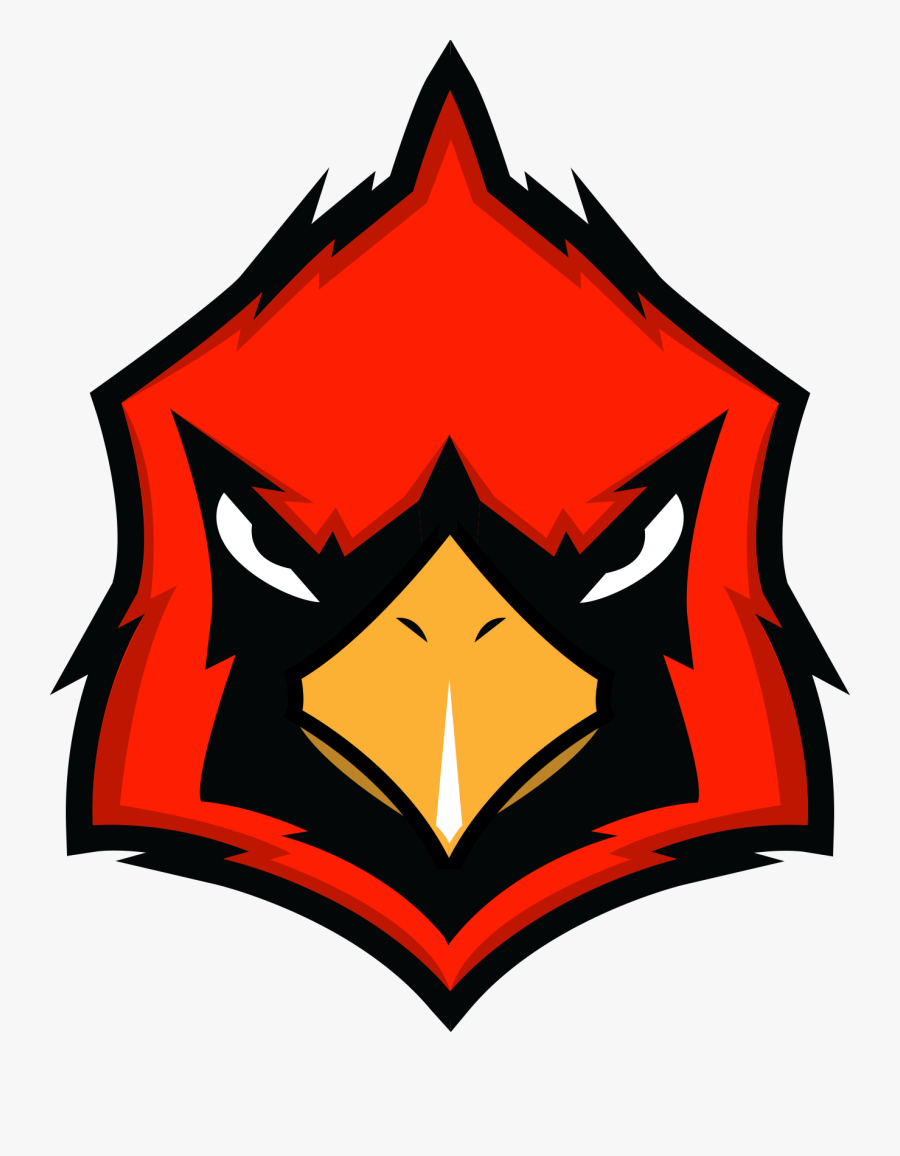 Cardinal Clipart High School - Arizona Cardinals Logo Outline, Transparent Clipart