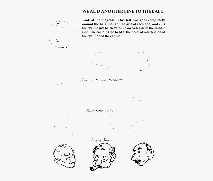 Andrew Loomis Fun With A Pencil 21 - Line Art, Transparent Clipart