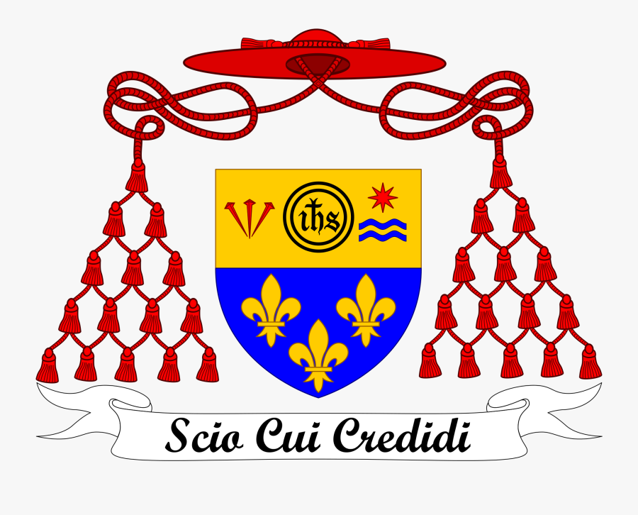 Cardinal Line Drawing Huge Freebie Download For Powerpoint - Ut Unum Sint Coat Of Arms, Transparent Clipart