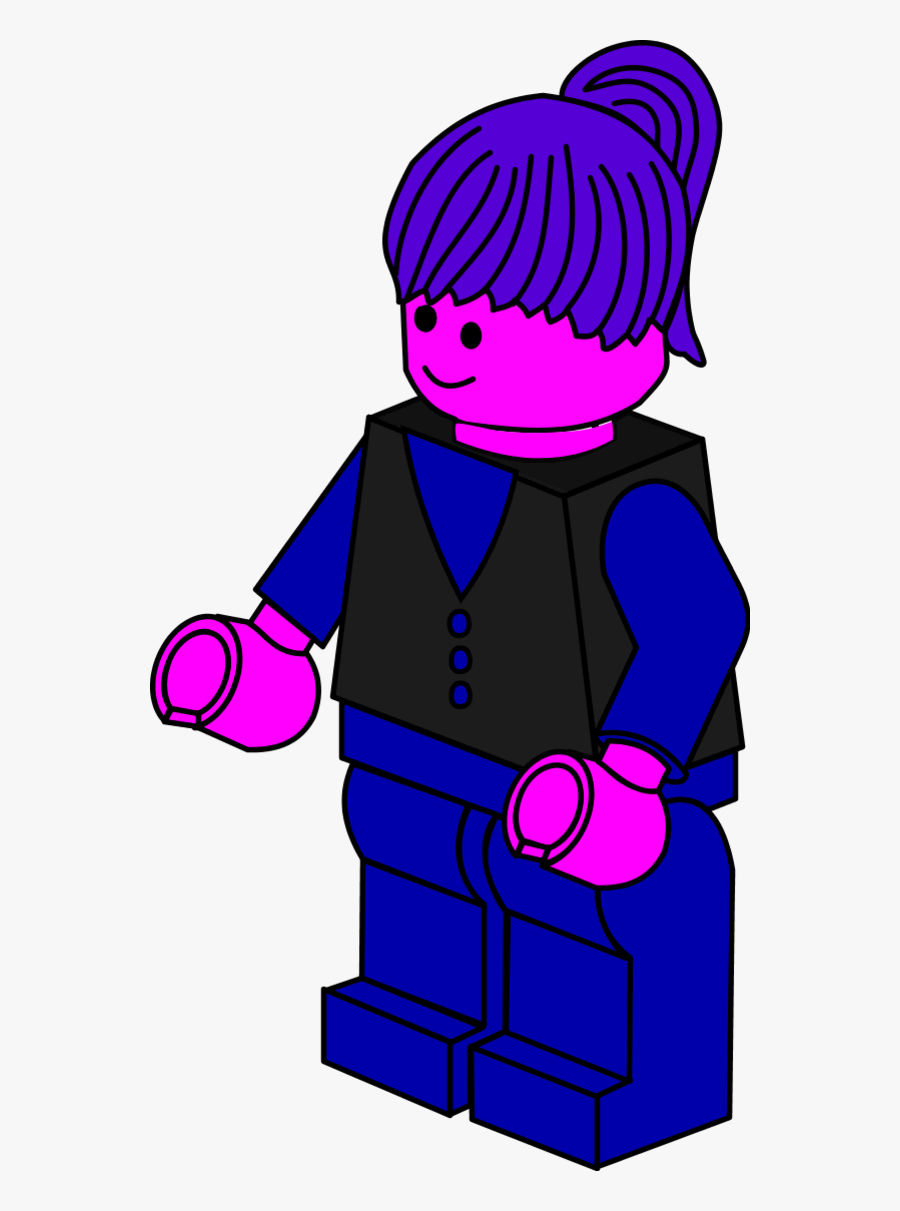 Lego Town Businesswoman - Lego Clipart, Transparent Clipart