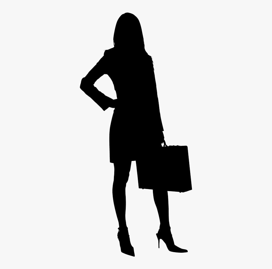 Businessperson Clip Art Woman Vector Graphics Silhouette - Silhouette Business Woman Png, Transparent Clipart