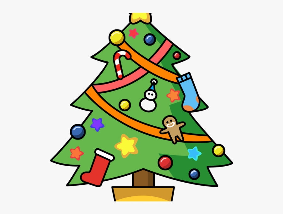 Transparent Christmas Cardinals Clipart - Cute Christmas Tree Clipart, Transparent Clipart