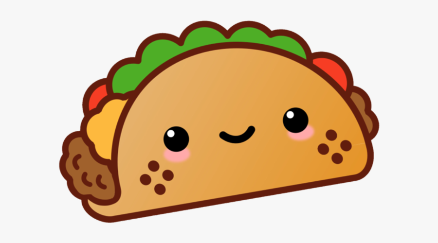 #taco #cute #kawaii #sticker #randompost #freetoedit - Cute Taco Png, Transparent Clipart