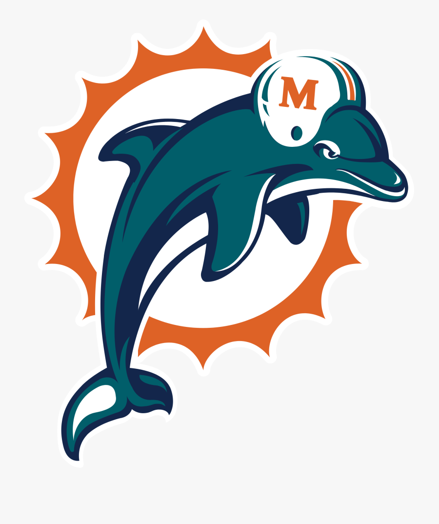 Dolphins Logos Download - Miami Dolphins Logo, Transparent Clipart