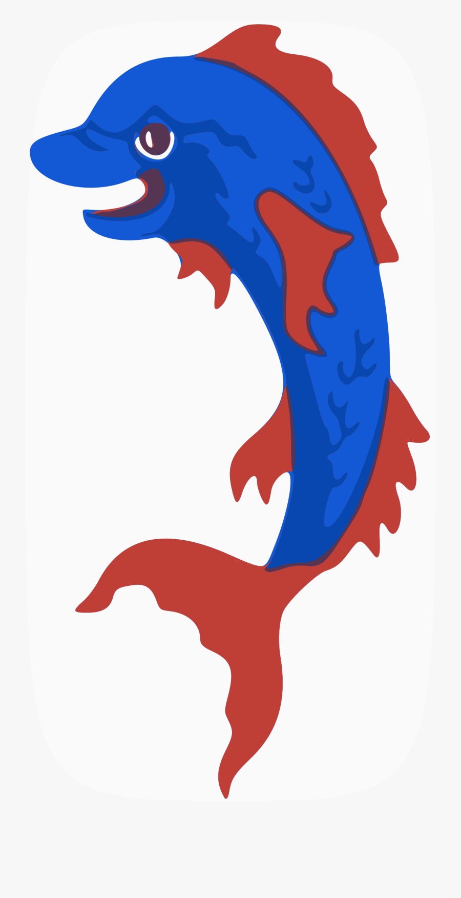 Miami Dolphins Drawing - Heraldic Fish Png, Transparent Clipart