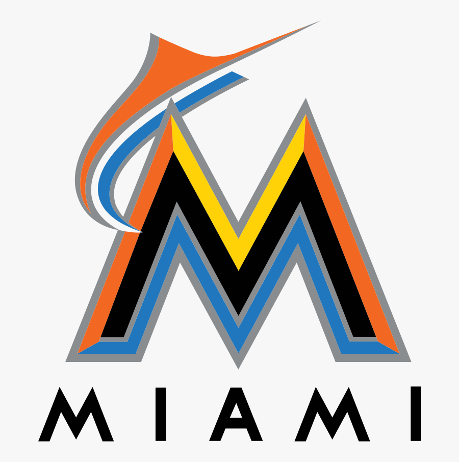 Miami Marlins Logo - Mlb Miami Marlins Logo, Transparent Clipart