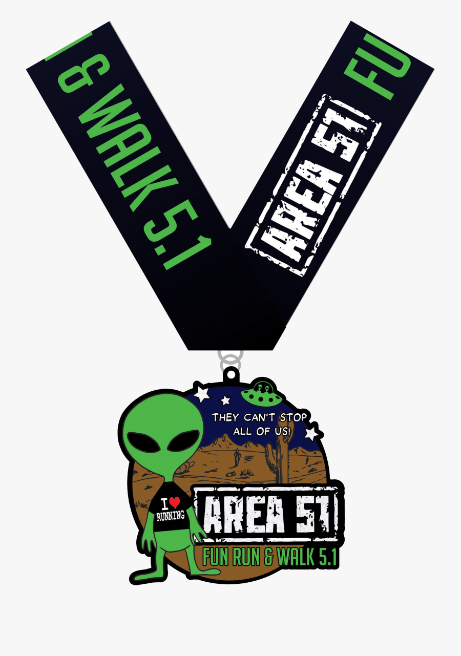 Area 51 Fun Run, Transparent Clipart