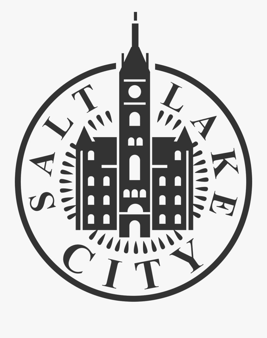 Salt Lake City Simple Seal Logo - Salt Lake City Utah Logo, Transparent Clipart