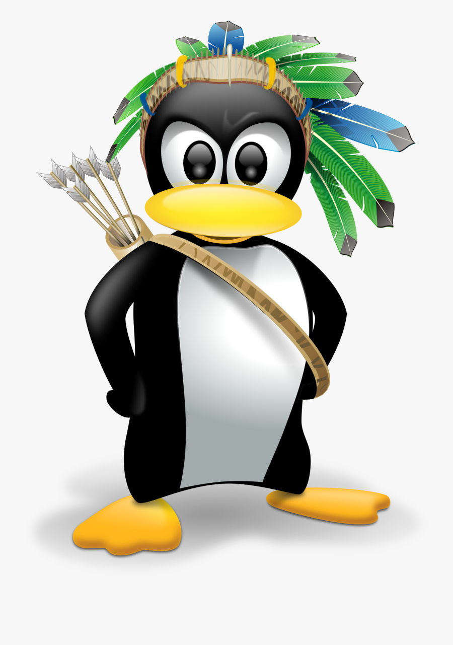 Flightless Bird,vertebrate,computer Wallpaper - Ubuntu Tux, Transparent Clipart