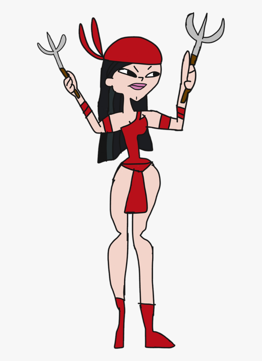 Heather As Elektra By Nadscope99 - Cartoon, Transparent Clipart