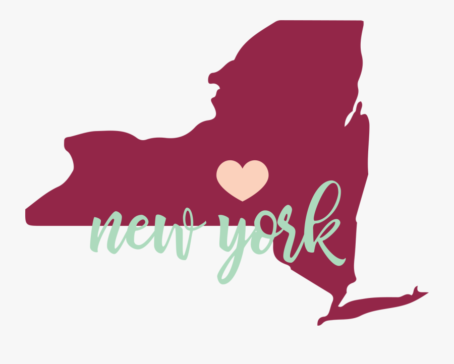 New York State Svg Cut File - New York State With Transparent Background, Transparent Clipart