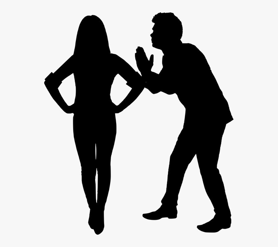 Silhouette Apologize Sorry - Adultery Not A Crime, Transparent Clipart