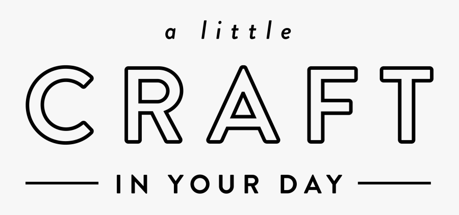 A Little Craft In Your Day - Calligraphy, Transparent Clipart