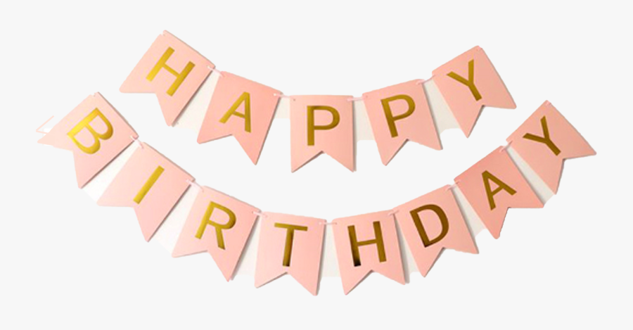Guirlande De Fanions Happy Birthday, Transparent Clipart