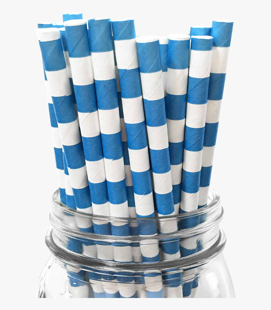 Transparent Striped Straw Clipart - Drinking Straw, Transparent Clipart