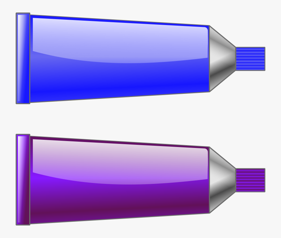 Color Tube Blue Purple - Color Azul Y Morado, Transparent Clipart