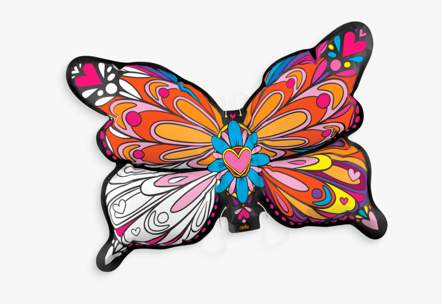 Clip Art Collection Of Free Drawing - Butterfly Color, Transparent Clipart
