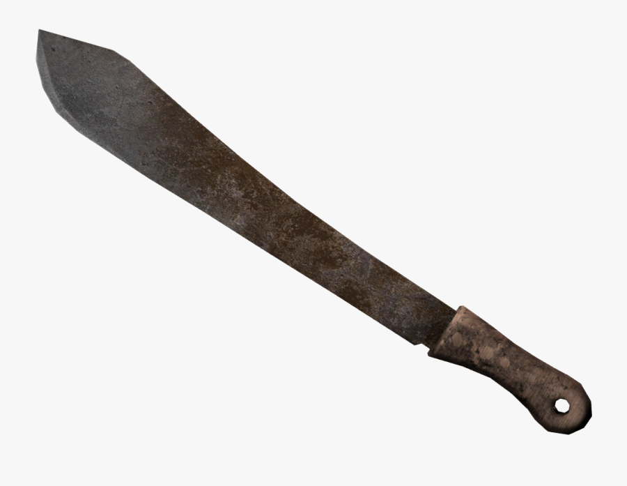 Broad Machete - Weapons Used By The Hutus, Transparent Clipart