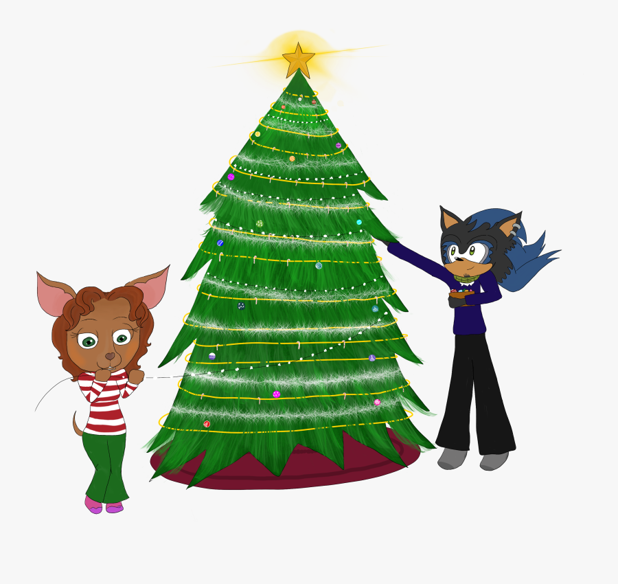 Christmas Tree, Transparent Clipart