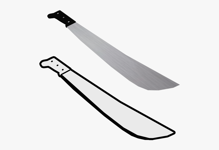 Zpmk9mz - Machete - Gta Sa Machete Low Poly, Transparent Clipart