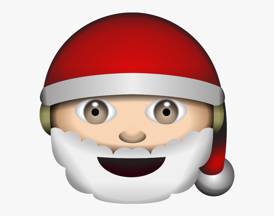 Emoji De Santa Claus, Transparent Clipart
