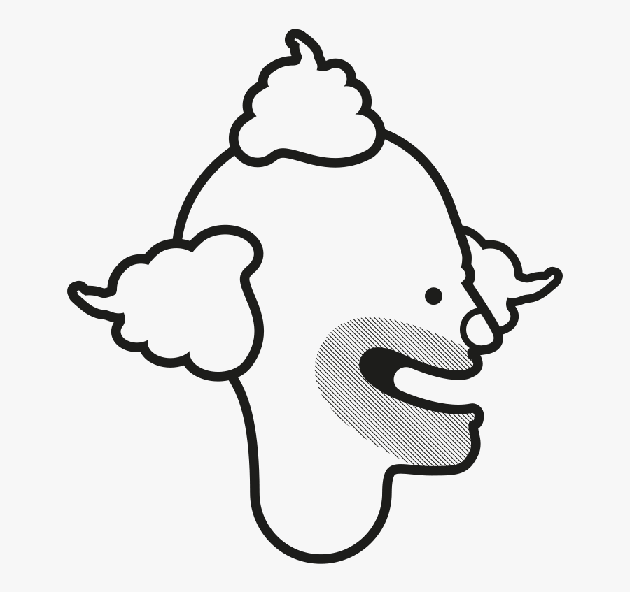 Black And White It Clown Clipart, Transparent Clipart