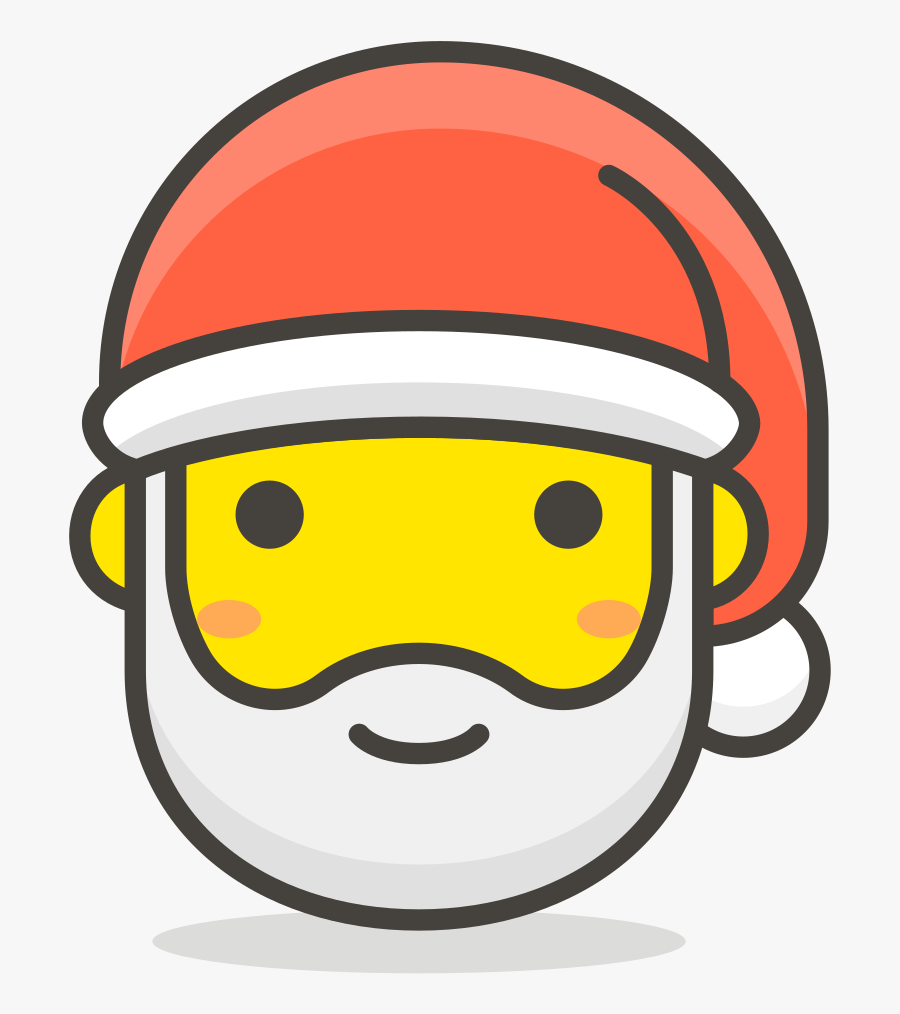 212 Santa Claus - Santa Claus Emoji Png, Transparent Clipart