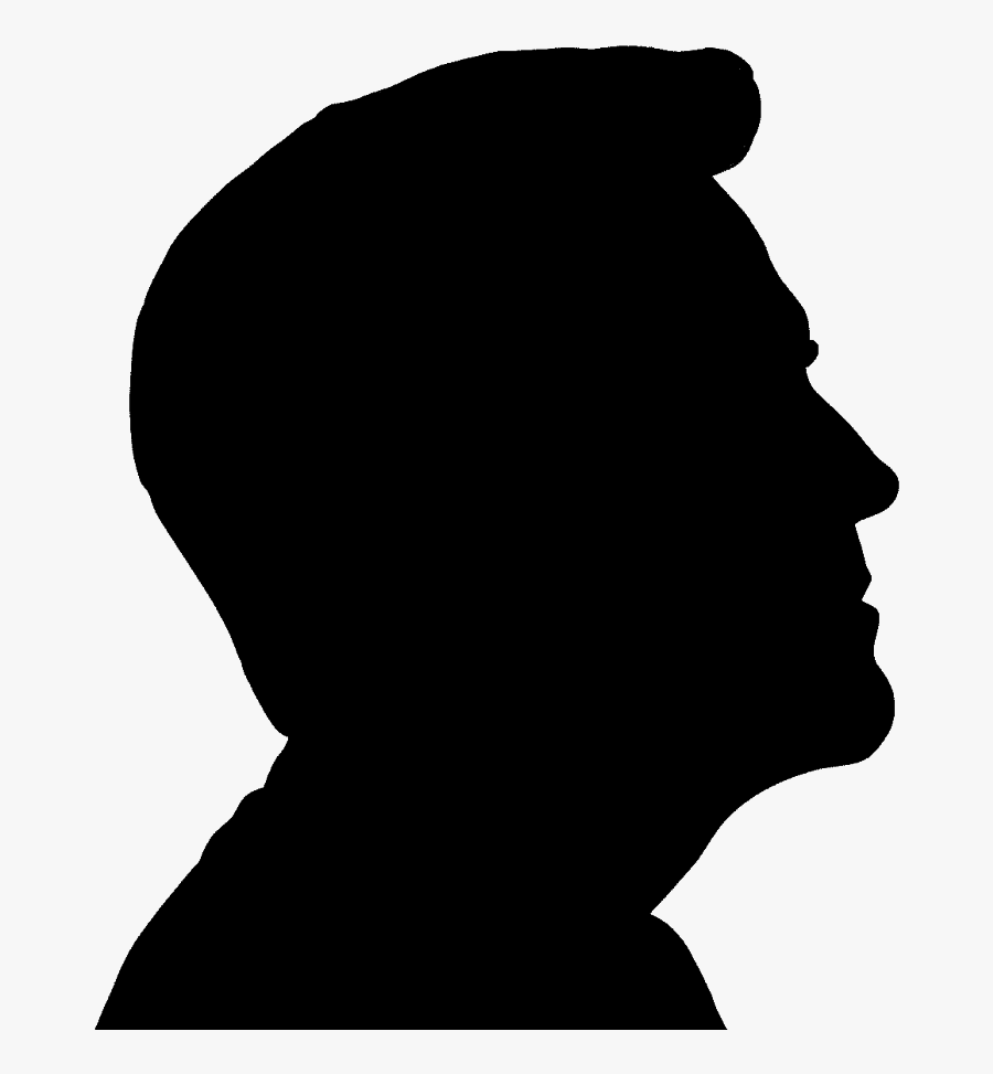 Silhouette Royalty-free Clip Art - Side Face Silhouette Png, Transparent Clipart