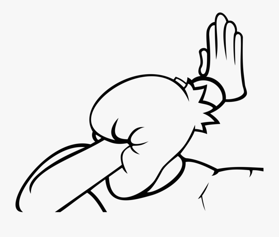 Facepalm Drawing Rage Comic - Facepalm Png, Transparent Clipart