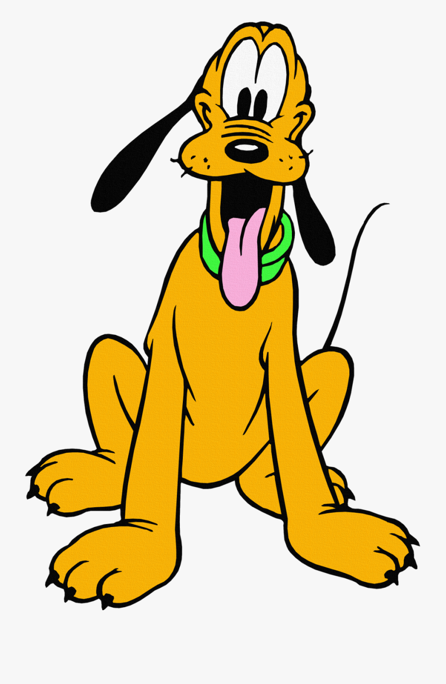 Mickey Mouse Pluto Dog, Transparent Clipart