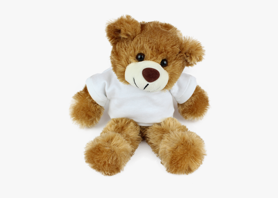 Barnaby White T Shirt - Teddy Bear, Transparent Clipart