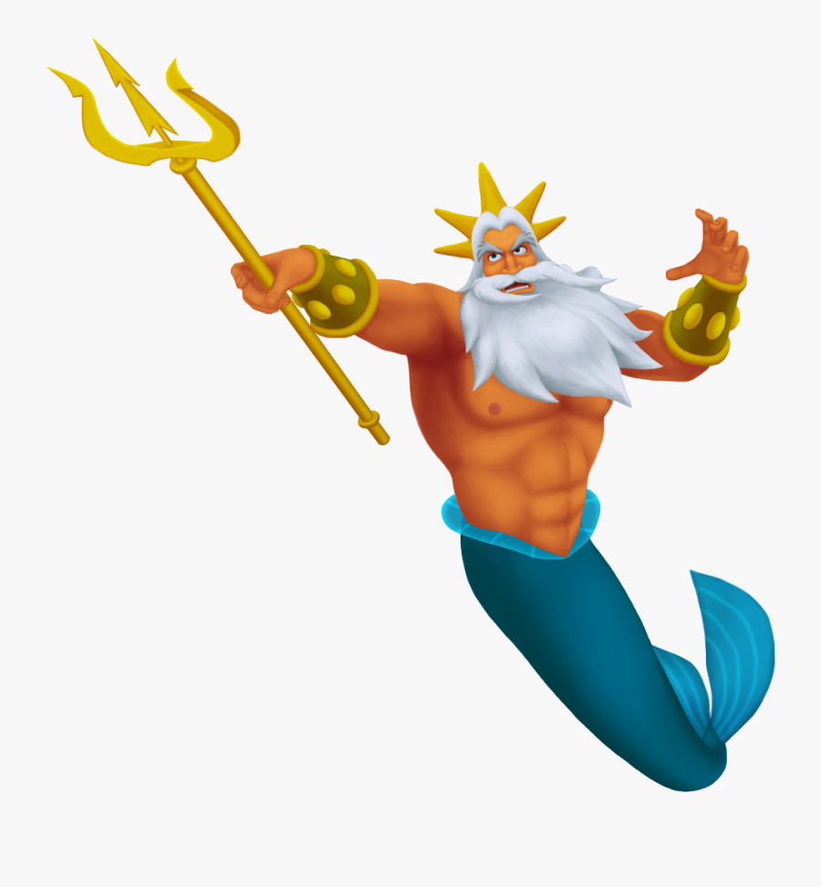Joe Velazquez"s Top 10 Best Magical Objects In Disney - King Triton Little Mermaid, Transparent Clipart