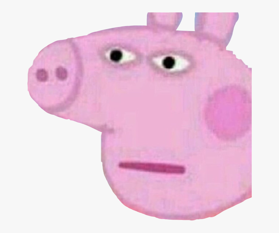 #peppapig #pink #pig #facepalm #pig #freetoedit - Domestic Pig, Transparent Clipart