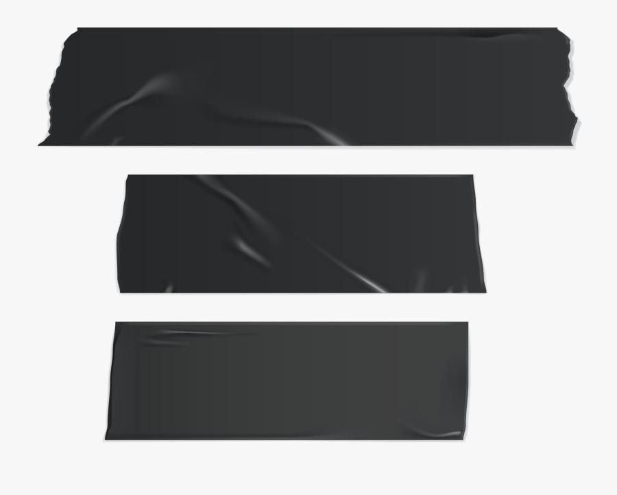 Adhesive Black Vector Tape Hand-painted Free Download - Tape Transparent Hd, Transparent Clipart