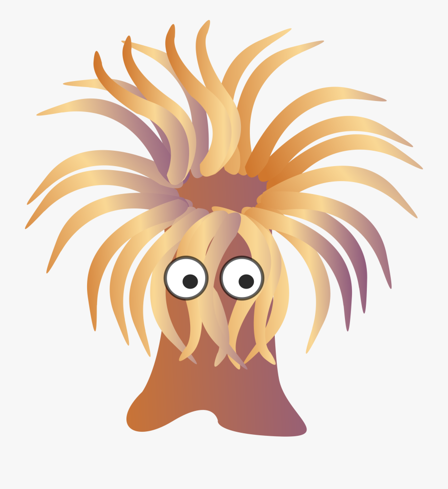 Clipart - Sea Anemone Clipart, Transparent Clipart