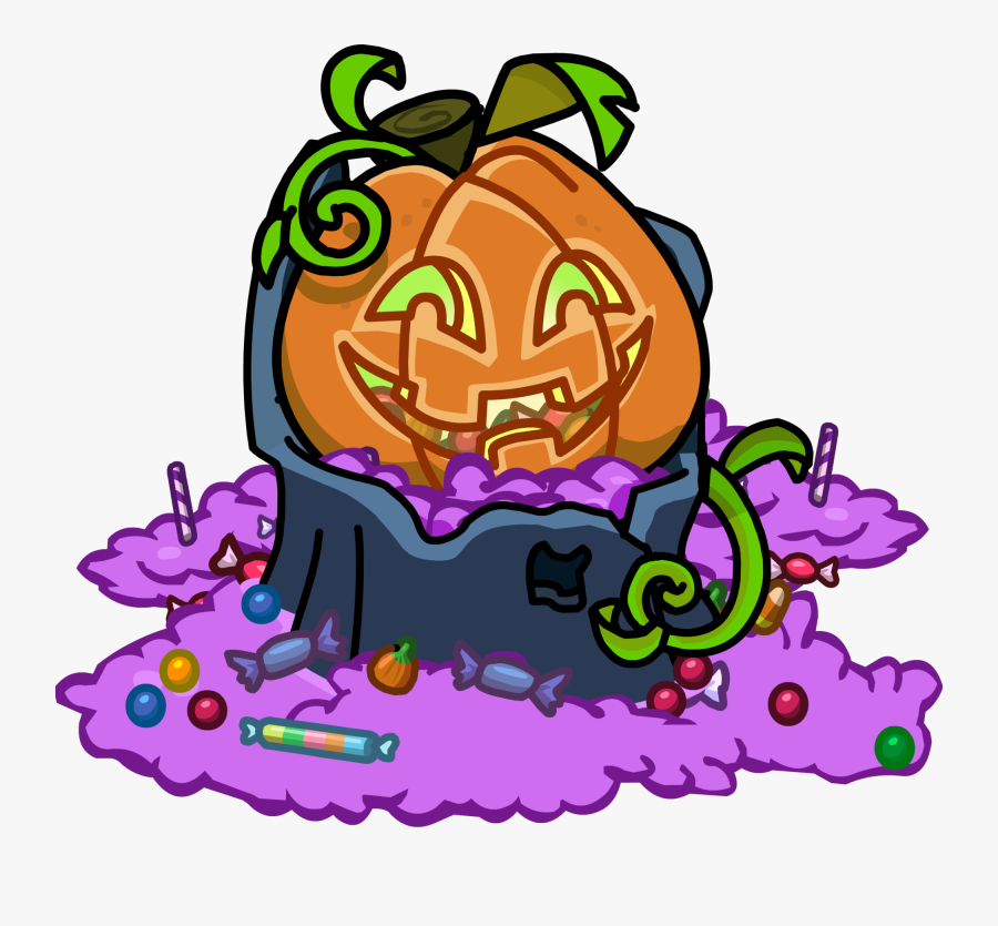 Pumpkin Clipart Purple - Cartoon, Transparent Clipart