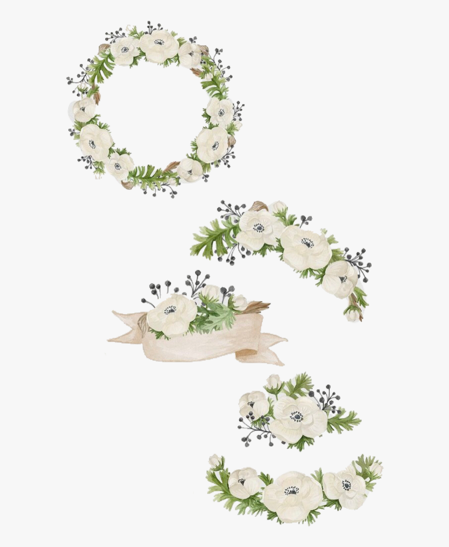 Scrapbook Stickers, Watercolor Flowers, Home Organization, - Watercolor Painting, Transparent Clipart