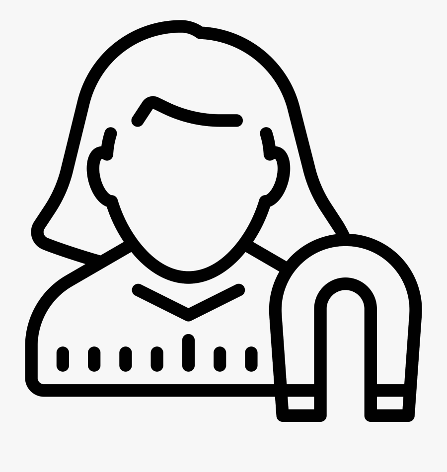 User Engagement Female Icon - Add User Icon Transparent, Transparent Clipart
