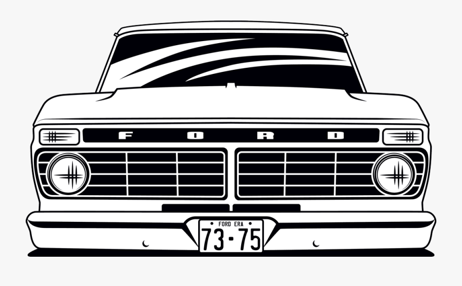 1976 Ford Truck Clipart, Transparent Clipart