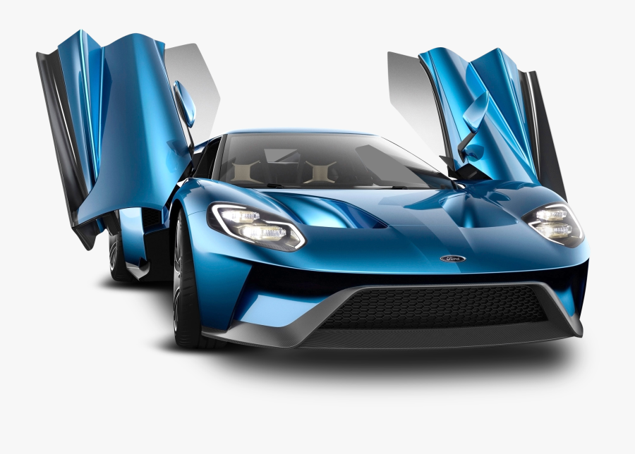 Ford Gt Blue Car Png Image - Inside Of A Ford Gt, Transparent Clipart