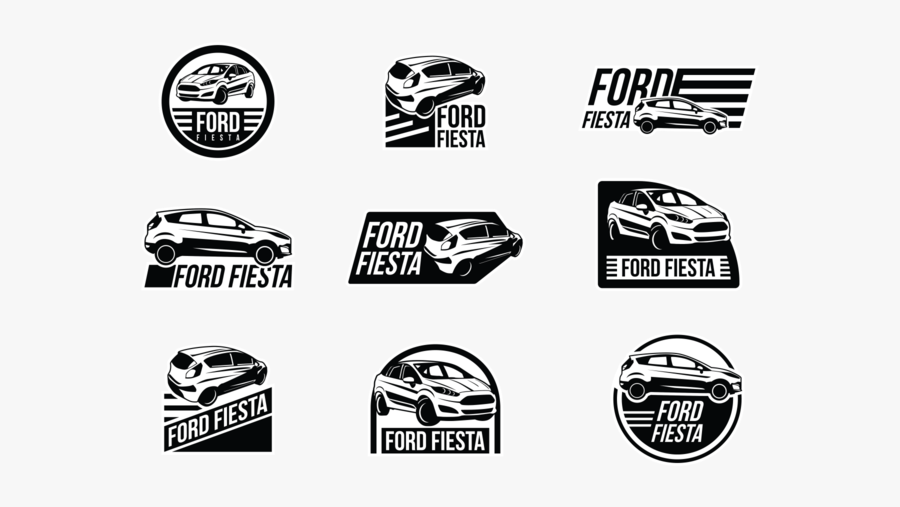 Logo Ford Fiesta Vector, Transparent Clipart