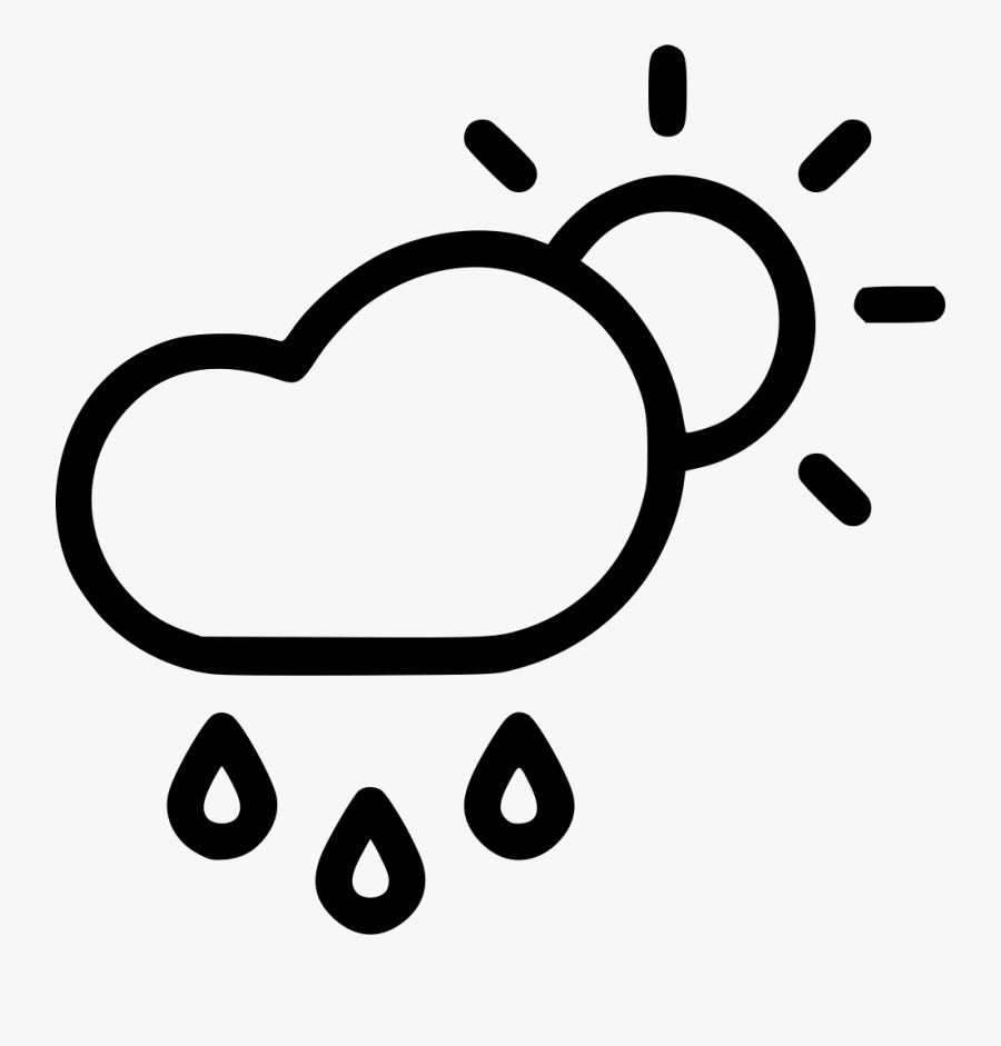 Cloud Rain Snow Sun, Transparent Clipart
